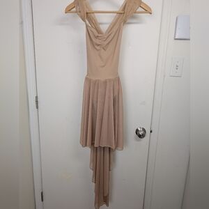 BALLET CORE/ FIGURE SKATING TAN DRESS SIZE SMALL